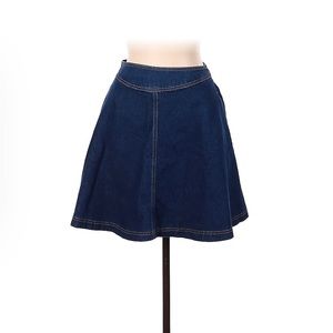 2 for $40 ✨ Pilcro & the Letterpress (Anthropologie) A-line denim mini skirt